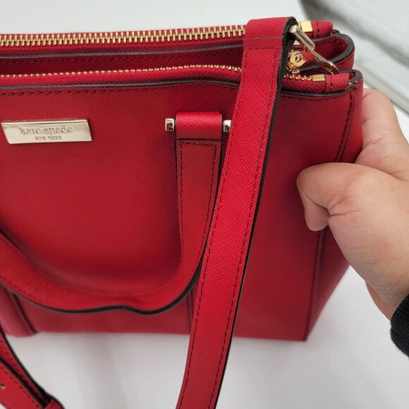 NWOT Kate Spade New York Newbury Red Lane Small Loden Satchel Bag - Picture 6 of 15